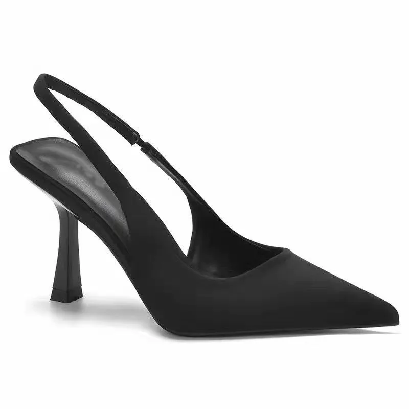 2026 Neue Sexy Damen High Heels Luxuriöse Spitze Pumps Modische Flache Sandalen Stiletto-Absätze Damen Party- und Hochzeitsschuhe – Detail 6