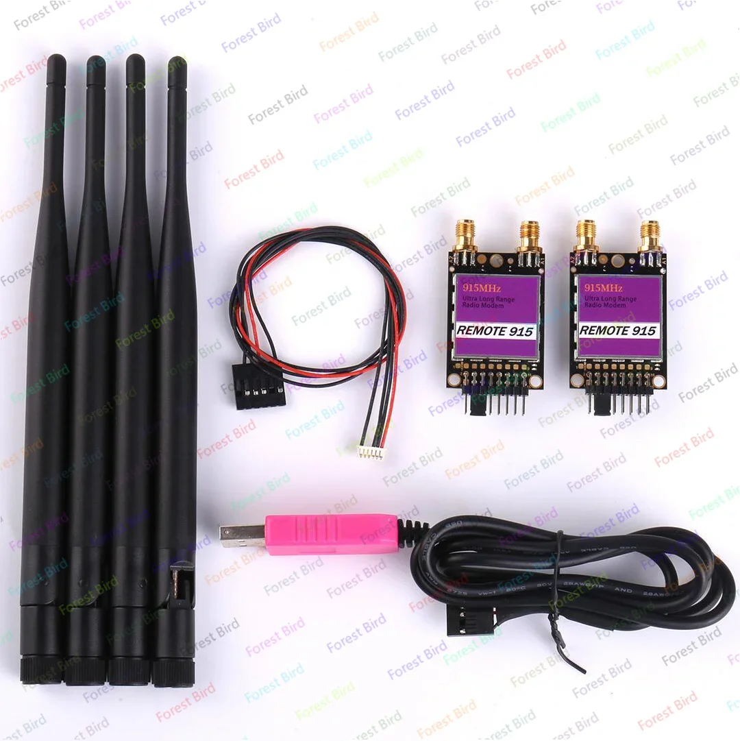 Flight Controller 40 km Ultra Long RDF900 915 trillion Hz Radio Modem Remote Antenna 900 Data Diversity Telemetry