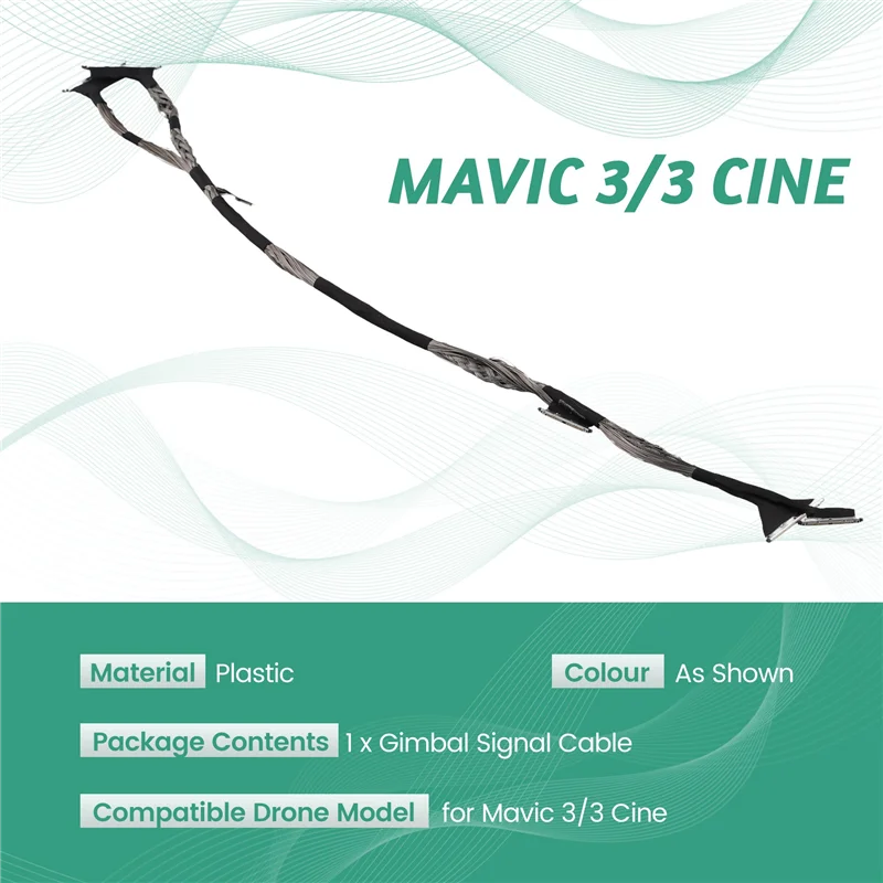 ABKR-Gimbal كابل إشارة ل DJI Mavic 3/3 Cine كاميرا بدون طيار خط محوري لسلسلة DJI Mavic Gimbal إصلاح أجزاء