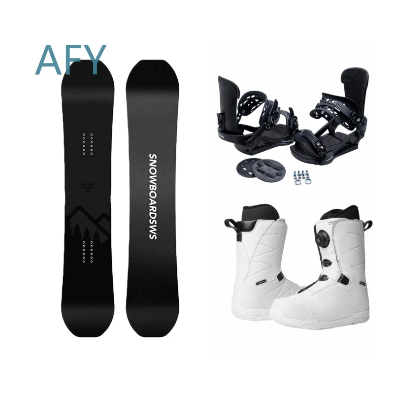 Adult Ski Set for Men and Women Winter Freestyle Ski Boards with Wood Core Skiing Equipment