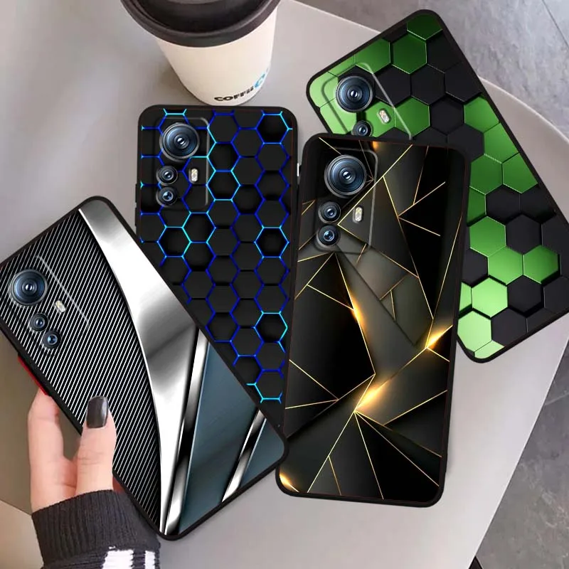 

Metal Carbon Fiber Phone Case For Xiaomi Mi 15 14 13 13T 12 12T 12S 11 11i 11T Pro Ultra Lite 5G Black Soft Cover