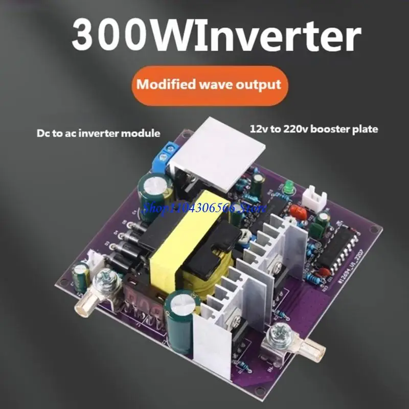 02DD Quiet Running 300W Modified Sine Waves Inverters for Home Office Silents Operation