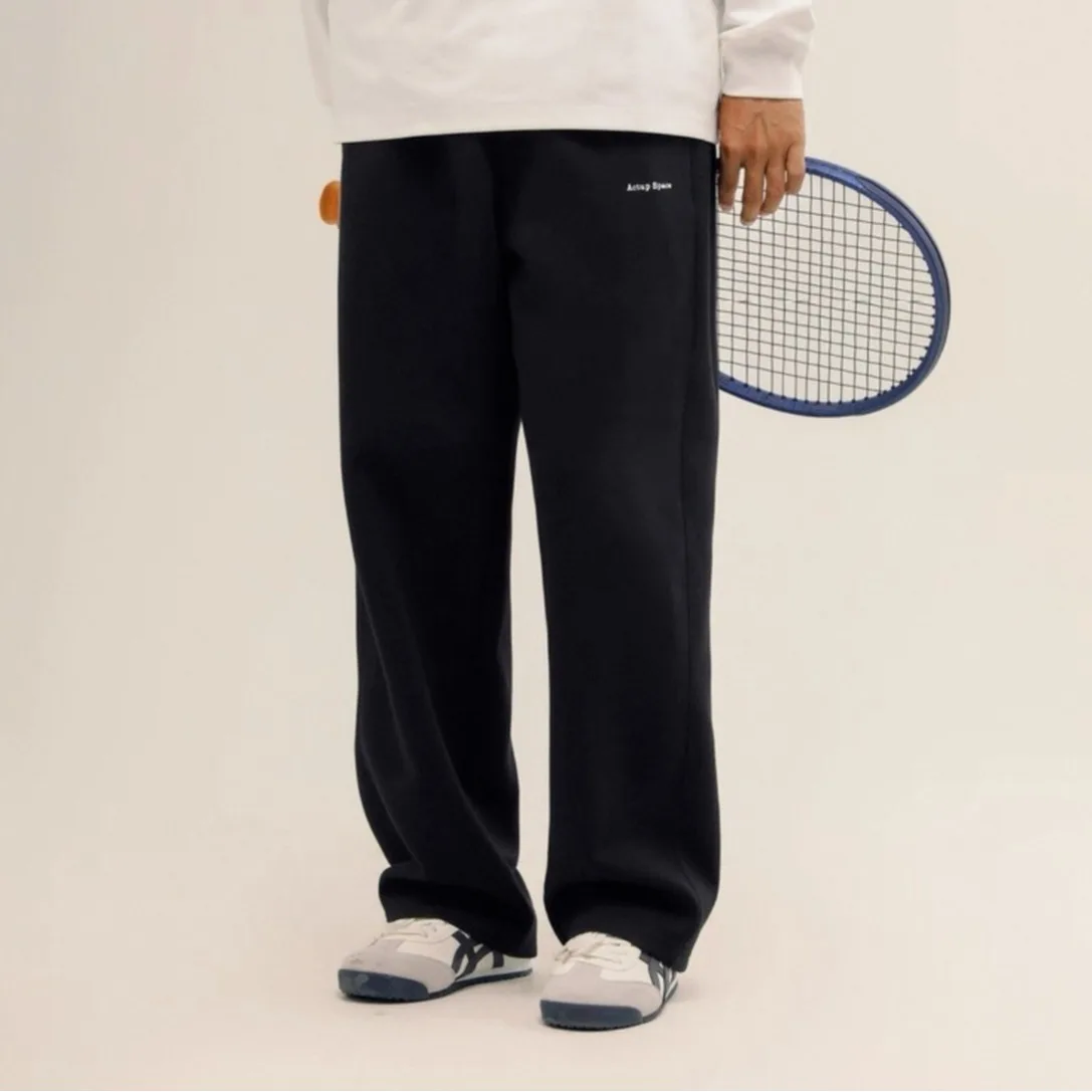 

Новые мужские широкие брюки 2026 года, свободного кроя, с завязками, повседневные, в японском стиле, модные, струящиеся, прямые брюки