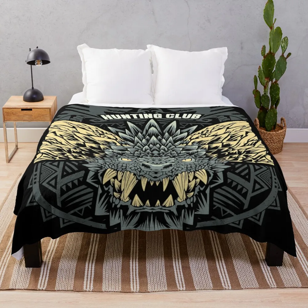 

Nergigante Hunting club Throw Blanket double-sided blanket blankets for baby oversized throw blanket textile for winter home