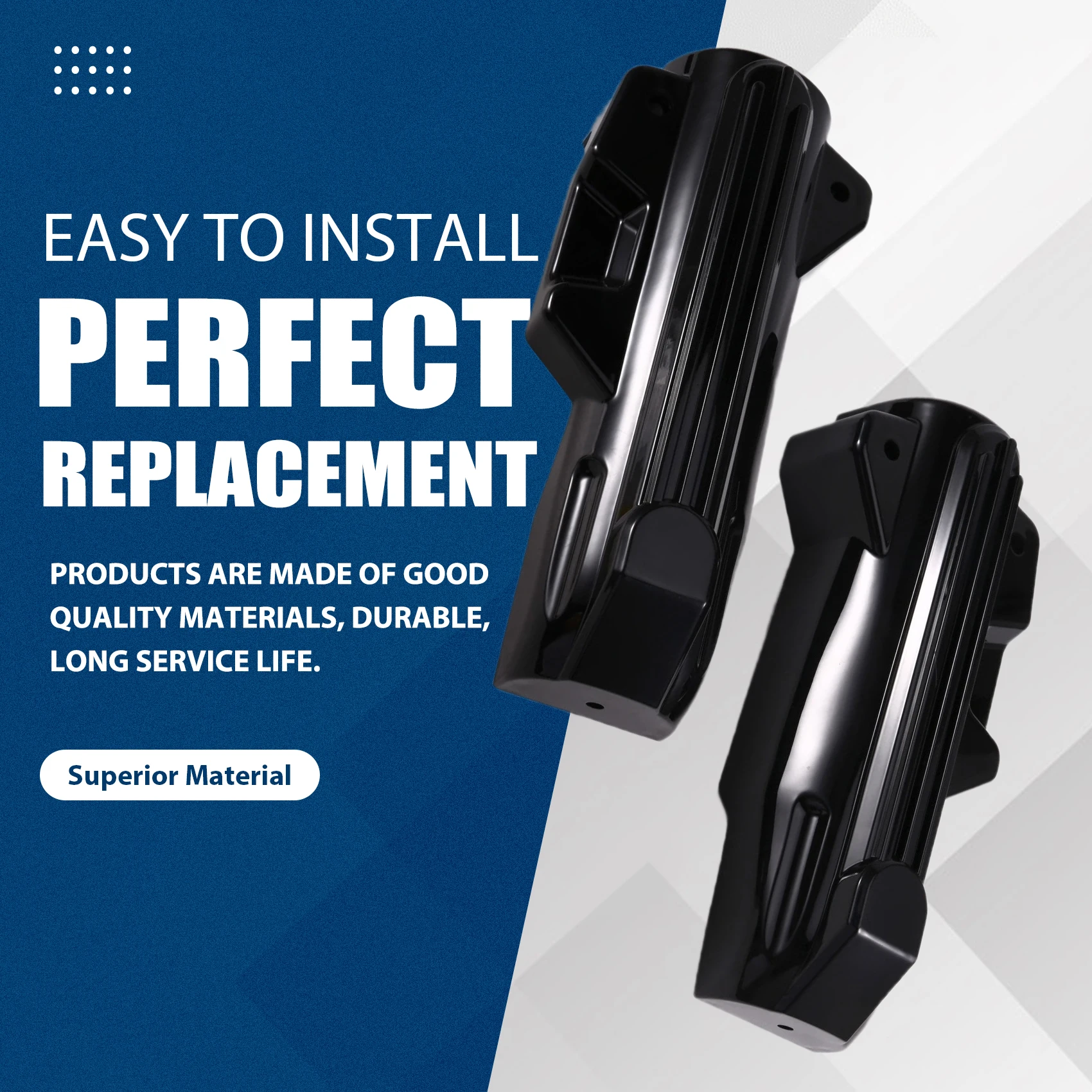 BB-Motorcycle Front Fork Covers Front Fork Shock Absorber Cover For  Electra Glide Road King Street Glide 2014-2022