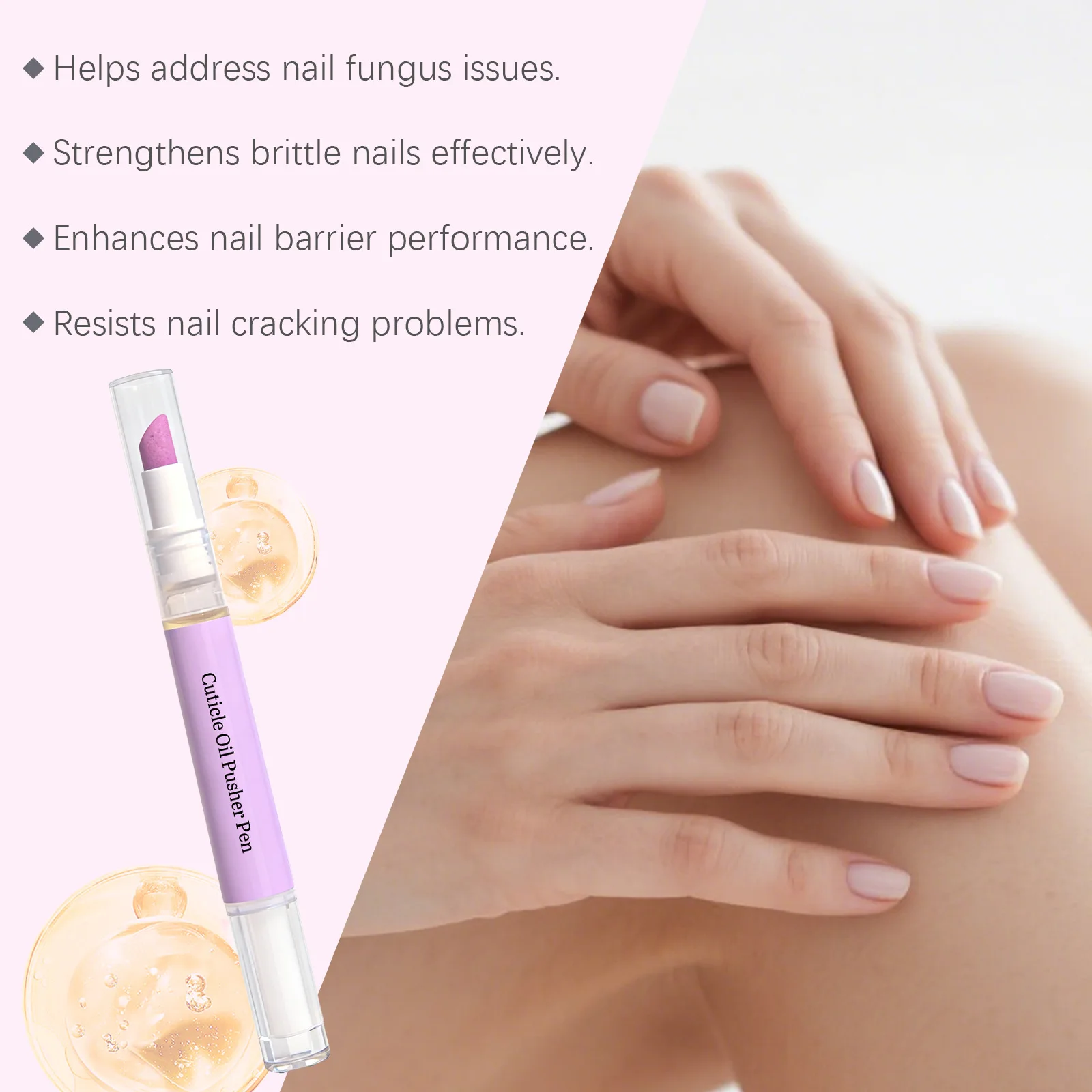 Cuticle Oil Pen Pusher Dead Skin Remover Hand Armor Essence Hangnail Dry Damaged Nail Art Regeneration Soften Manicure Care Tool