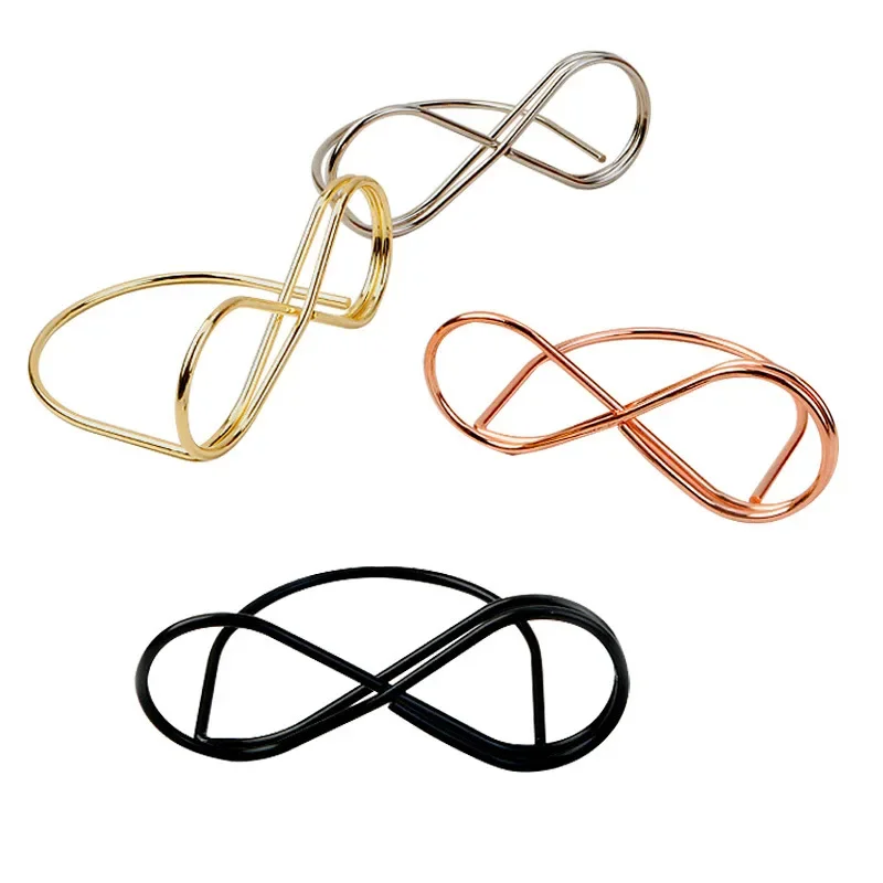 1PC Metal Card Holder Business Card Display Office Desktop Decorative Message Holder Stand Easy Desktop Reading Display Stand