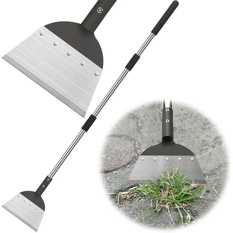 Pala piatta Pala da neve Raschietto per ghiaccio Raschietto per pavimenti Pala per pulizia giardino esterno Pala per ghiaccio per strumenti per la rimozione delle erbacce del vialetto