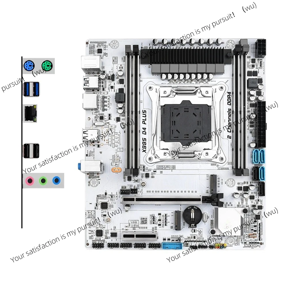 X99 package main board LGA 2011-3 with Xeon E5 2680 V4 processor and 16GB (2 * 8g) DDR4 2400MHz memory 2680V4 placa mãe x99