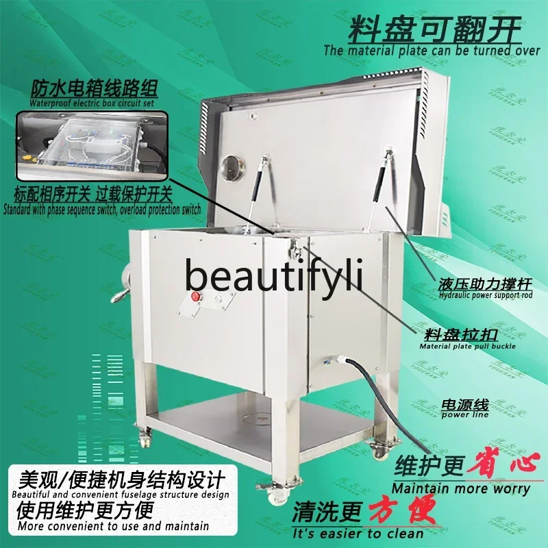 Y 12/22/32/42/52 الفولاذ المقاوم للصدأ التجارية محرك مباشر الهندسة مفرمة اللحم اللحوم المجمدة اللحوم الطازجة الخضار حقنة شرجية