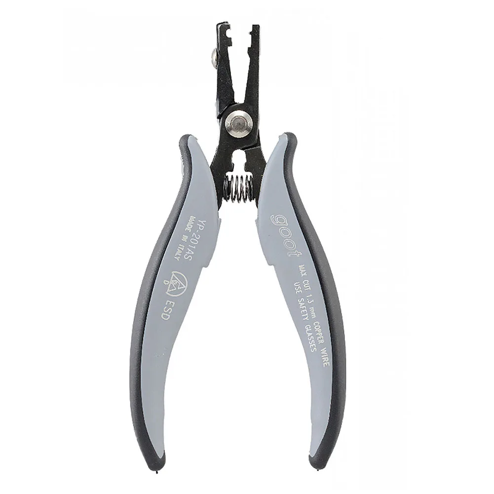 Japan GOOT YP-201AS ESD Crimping Cutting Pliers for Component Wire