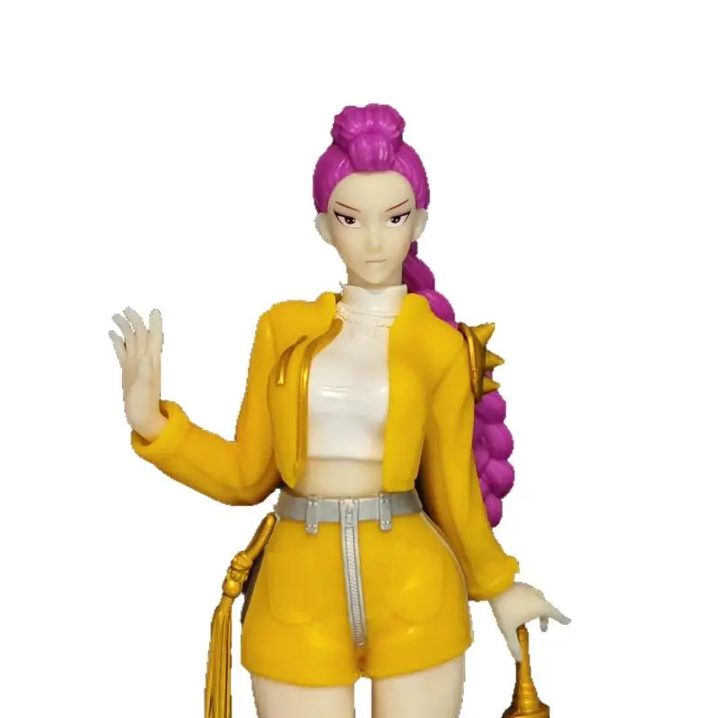 19.5cm 애니메이션 만화 케이팝 데몬 헌터즈 루미 미라 조이 데스크탑 장식 Y2K 창의적인 신상 피규어 모델 친구 선물