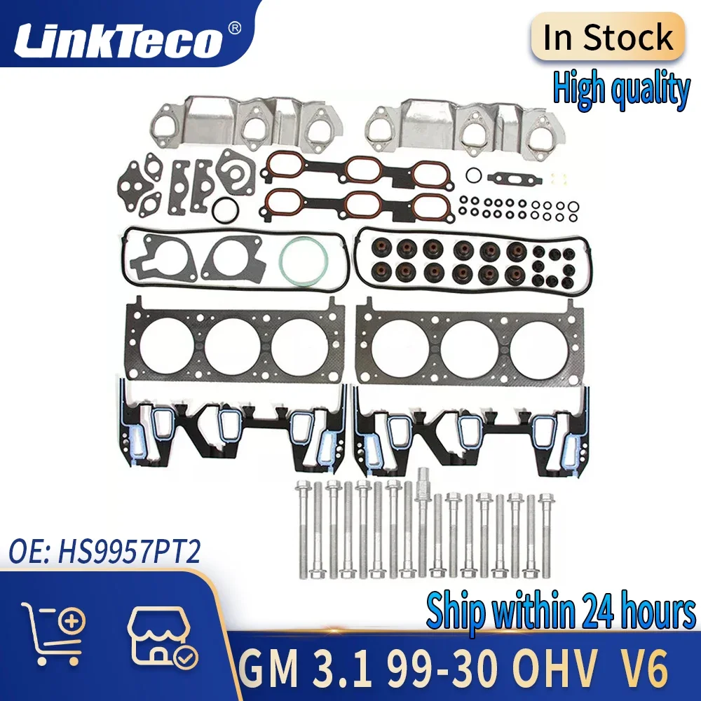 Engine Parts Full Gasket Set Bolt Kit 3.1 L GAS OHV 95-99 For GM BUICK REGAL SKYLARK CHEVROLET MALIBU OLDSMOBILE ACHIEVA PONTIAC