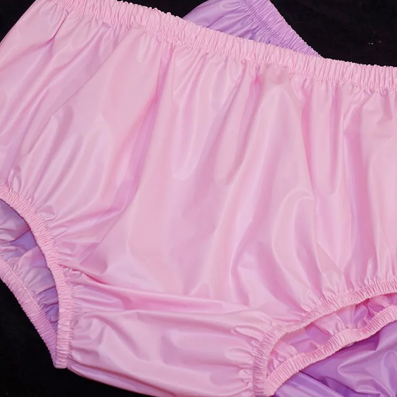

Новые мягкие пластиковые подгузники ABDL из ПВХ, большие размеры, свободные водонепроницаемые трусики с высокой талией, мягкие бесшумные удобные мужские и женские трусы