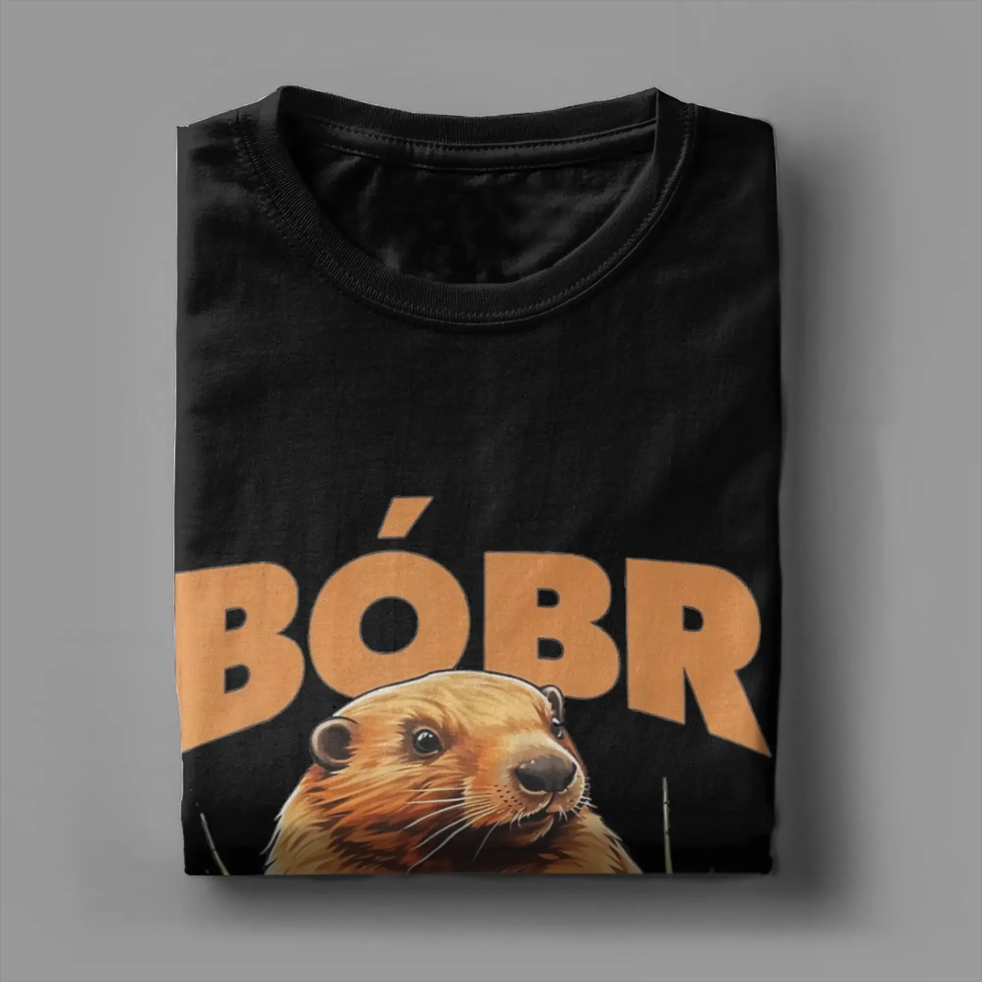 Bobr Kurwa Bober Beaver Bobr  Print T Shirts Men Women  Pure Cotton  Tee Shirt Clothing