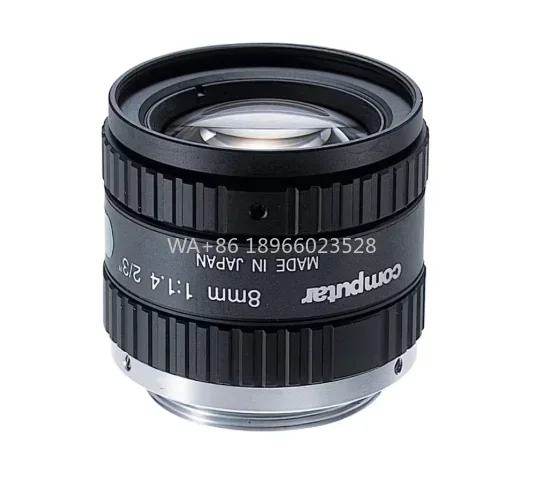 

M0814-MP2 - 8mm F1.4 Fixed Lens - 2MP Industrial Metal Compact for Machine Vision