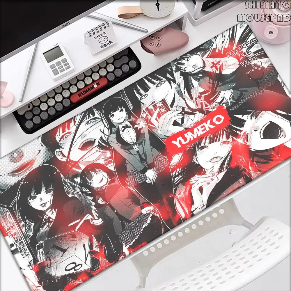 

Kakegurui Mouse Pad Gamer Anime Mousepad Midari Ikishima Notbook Desk Mat Yumemi Yumemite Padmouse Games Pc Gamer Mats Gamepad