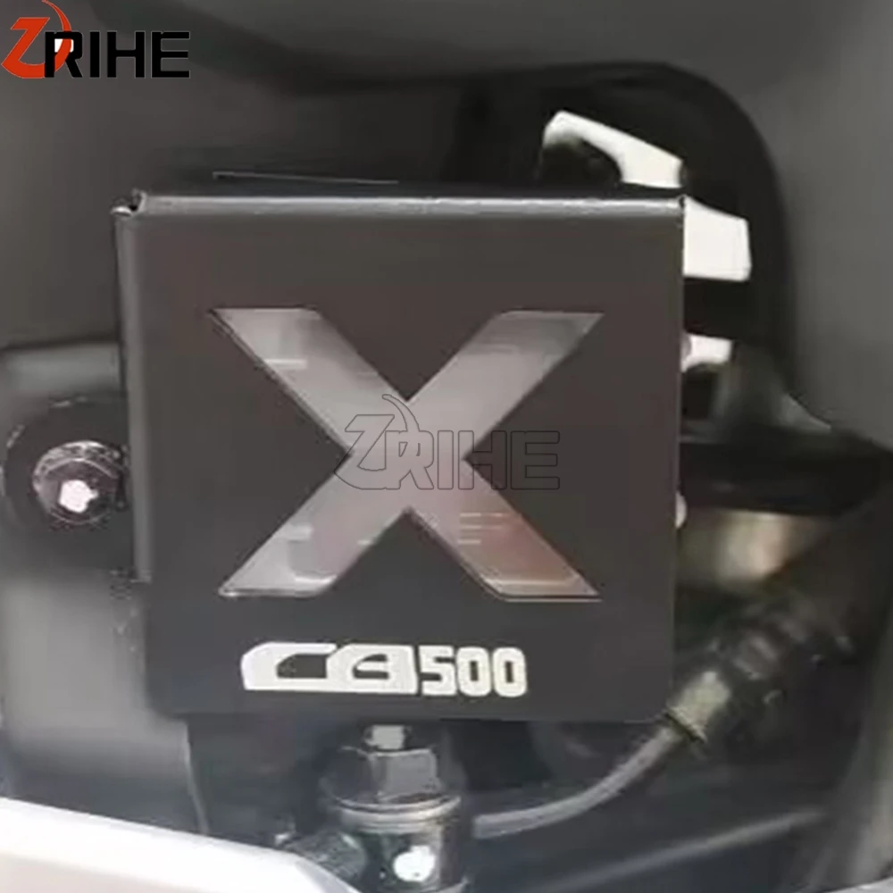 

For Honda CB500 CB 500 Hornet 500 2024 2025 2026 Motorcycle Accessories Rear Brake Fluid Reservoir Guard Tank Protector Cover