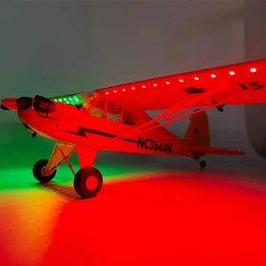 Penjualan Panas Pesawat RC RTF 2.4 G Motor Tanpa Sikat Pesawat Remote Control 3D / 6G Wltoys A160 Upgrade J3-CUB Siap Terbang 8 penjualan terbaik piper cub rc - №
