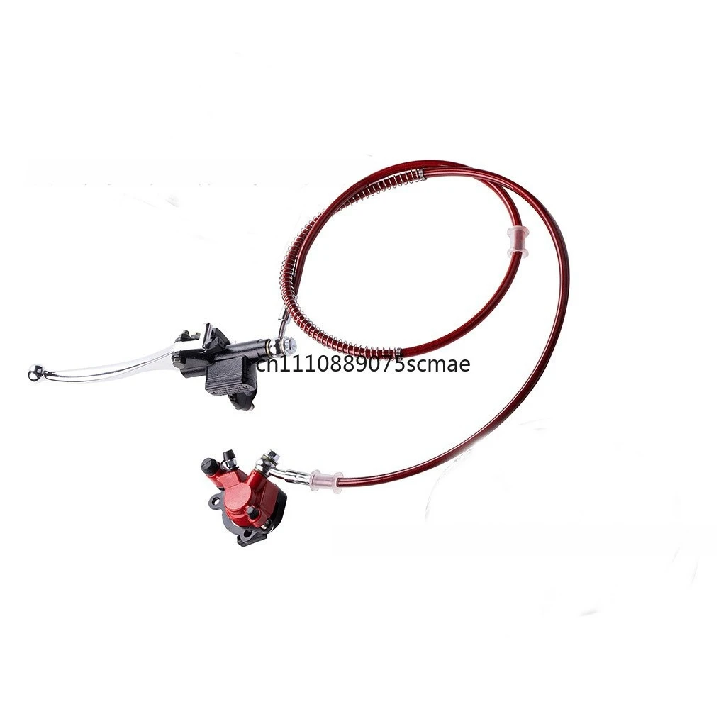 Rear Hydraulic Disc Brake Caliper Master‑Slave Cylinder Assembly for Mini Dirt Bike ATV Quad 47CC 49CC Beach Buggy