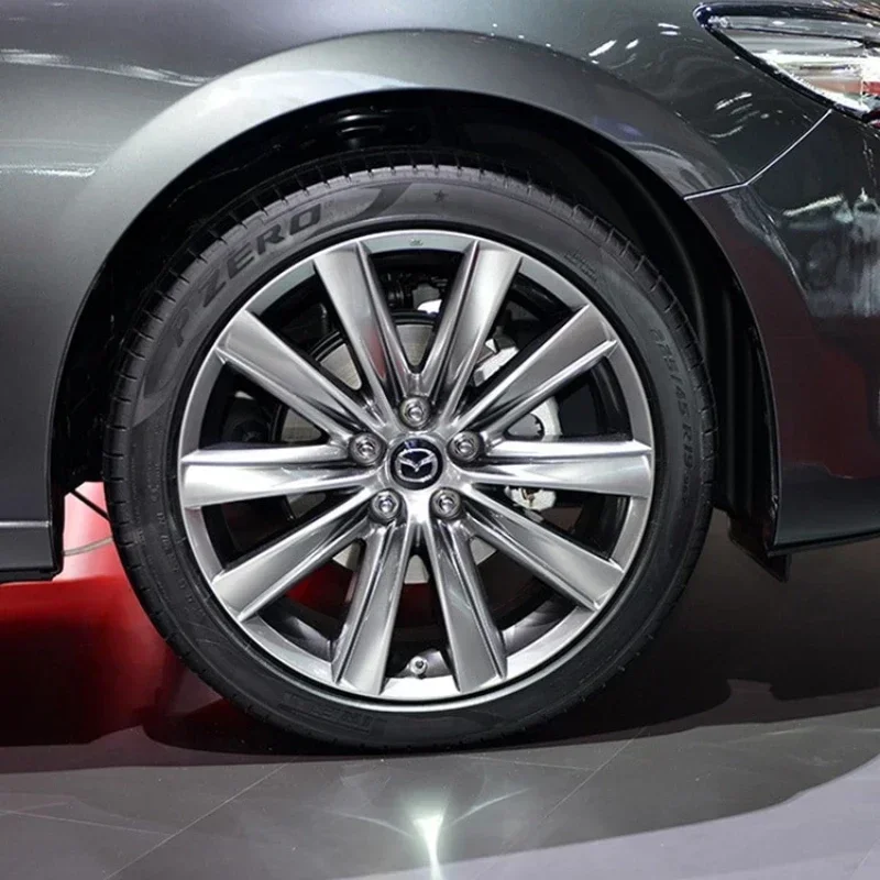 52/56/60mm Car Wheel Center Hub Caps for Mazda CX5 3 6 2 Atenza MX3 CX3 323 626 RX8 RX7 Protege Axela Speed Tyre Decoration view 4
