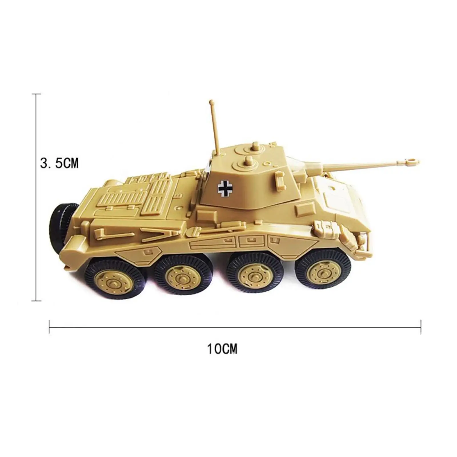 Simulation 1/72 Deutsches Panzermodell Panzerpanzer Modellbausteine für