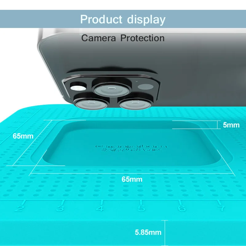 Relife RL-004DM Film Professional Anti-slip Pad Special For Mobile Phone Film Camera Protection Multi-scale Design Silicone Pad