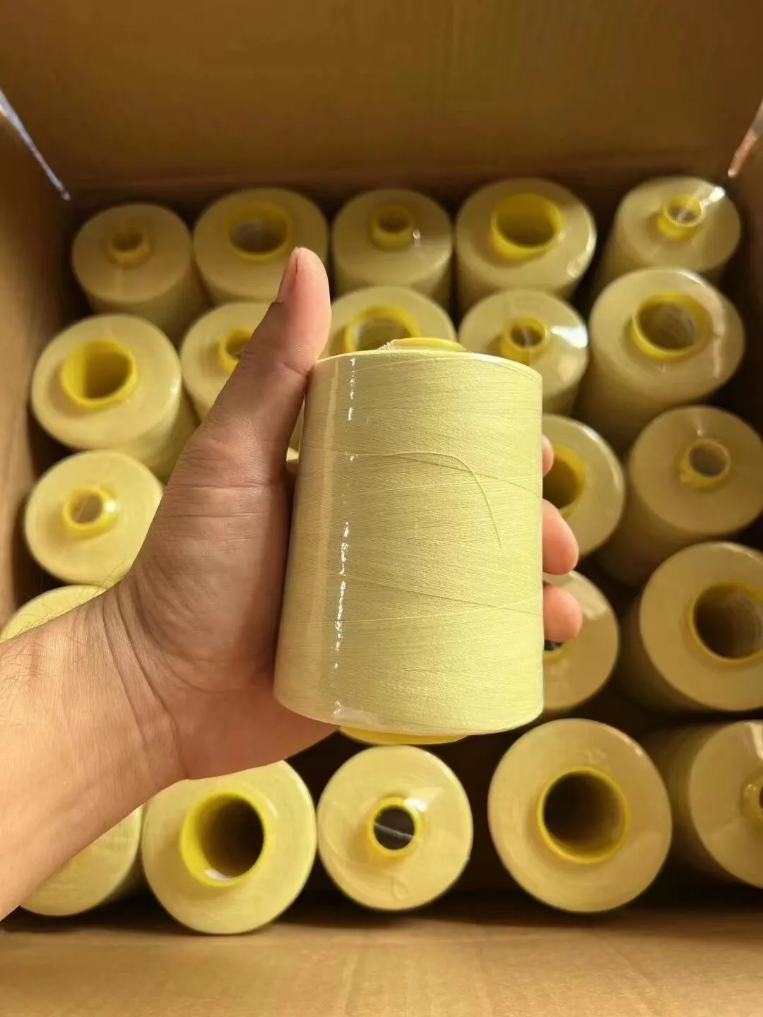 10m /Aramid 1414 sewing thread Kevlar flame retardant sewing thread high temperature resistance 450 degrees fireproof thread