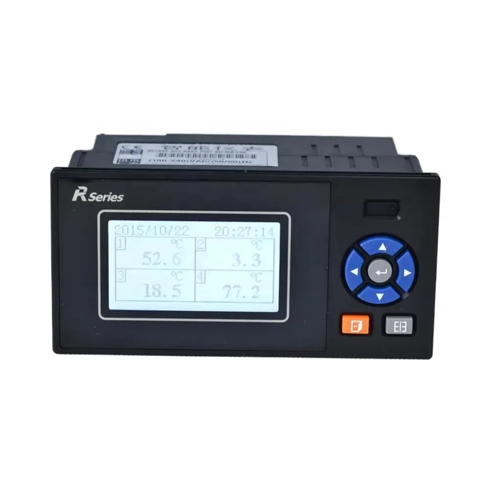 2026 4. JIRS RS 2104 Industrial Paperless Recorder with LCD Screen 4-20mA 2-4-6 Channel Data Logger Temperature Re