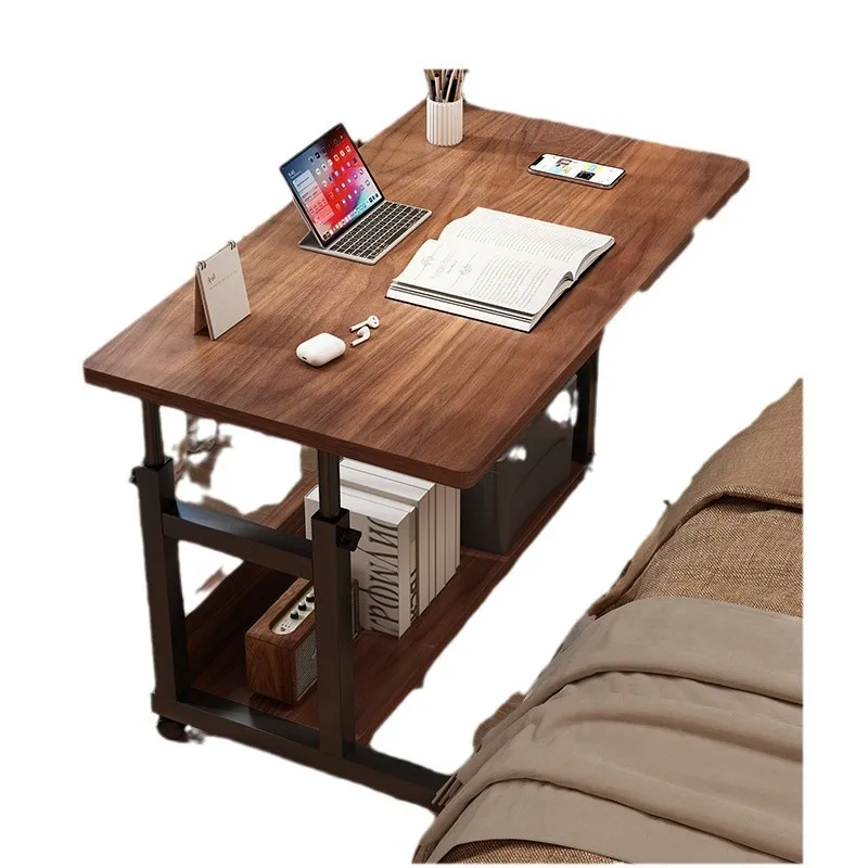 

Solid wood core bedside table removable lifting computer table household simplicity