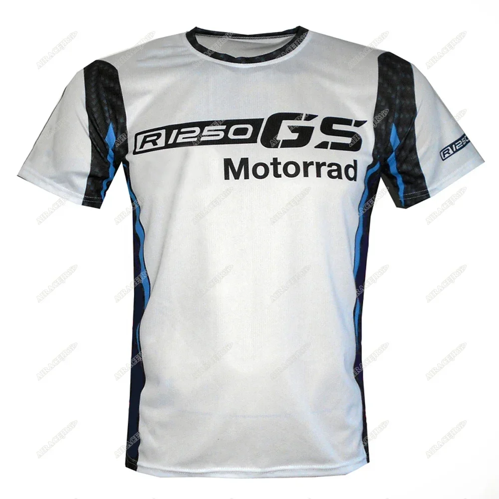 R1250 GS Motorcycle ADVENTURE Motos Locomotive Riding Quick Dry Short Sleeve For BMW Motorrad Motocross Summer T-shirt Men's