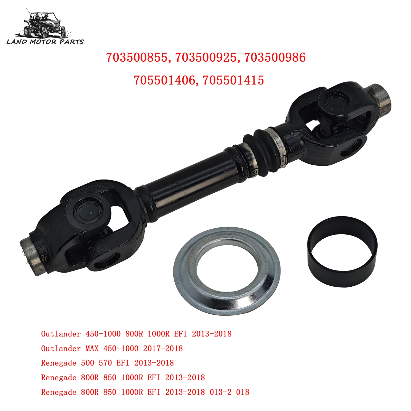 

Rear Propeller Drive Shaft 703500855,703500925,703500986 For Outlander 450 -1000R Renegade 500 570 EFI