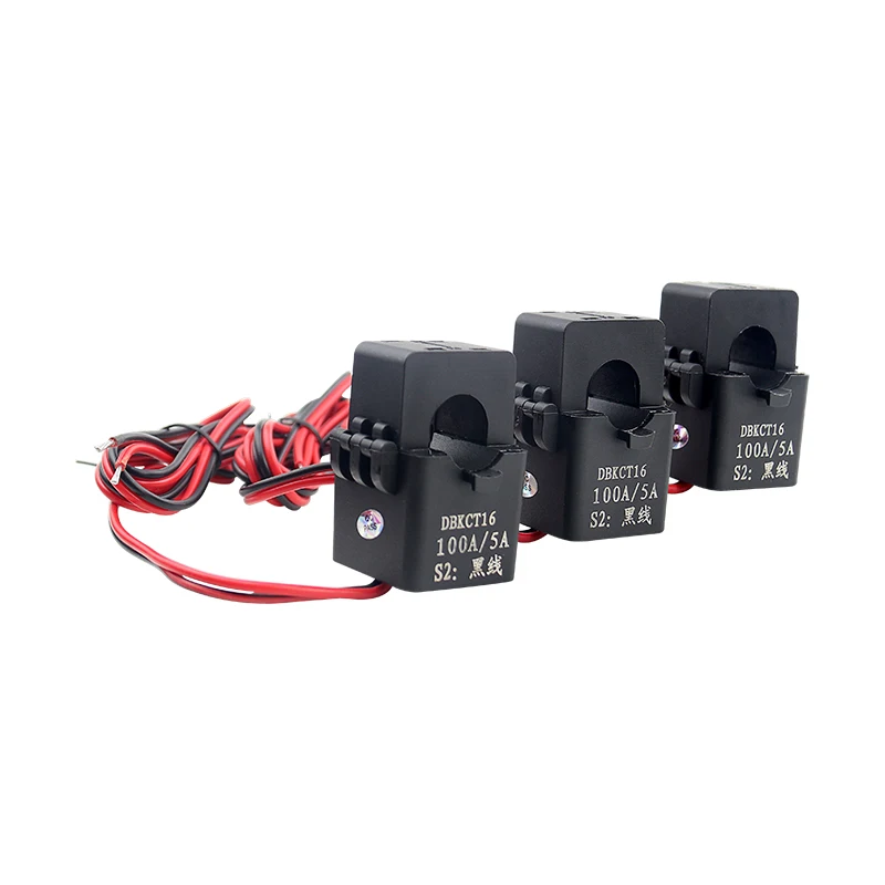 3PCS KCT16  Split Core Current Transformer Open Miniature Small 50/5 100/5 150/5 200/5 Class 0.5