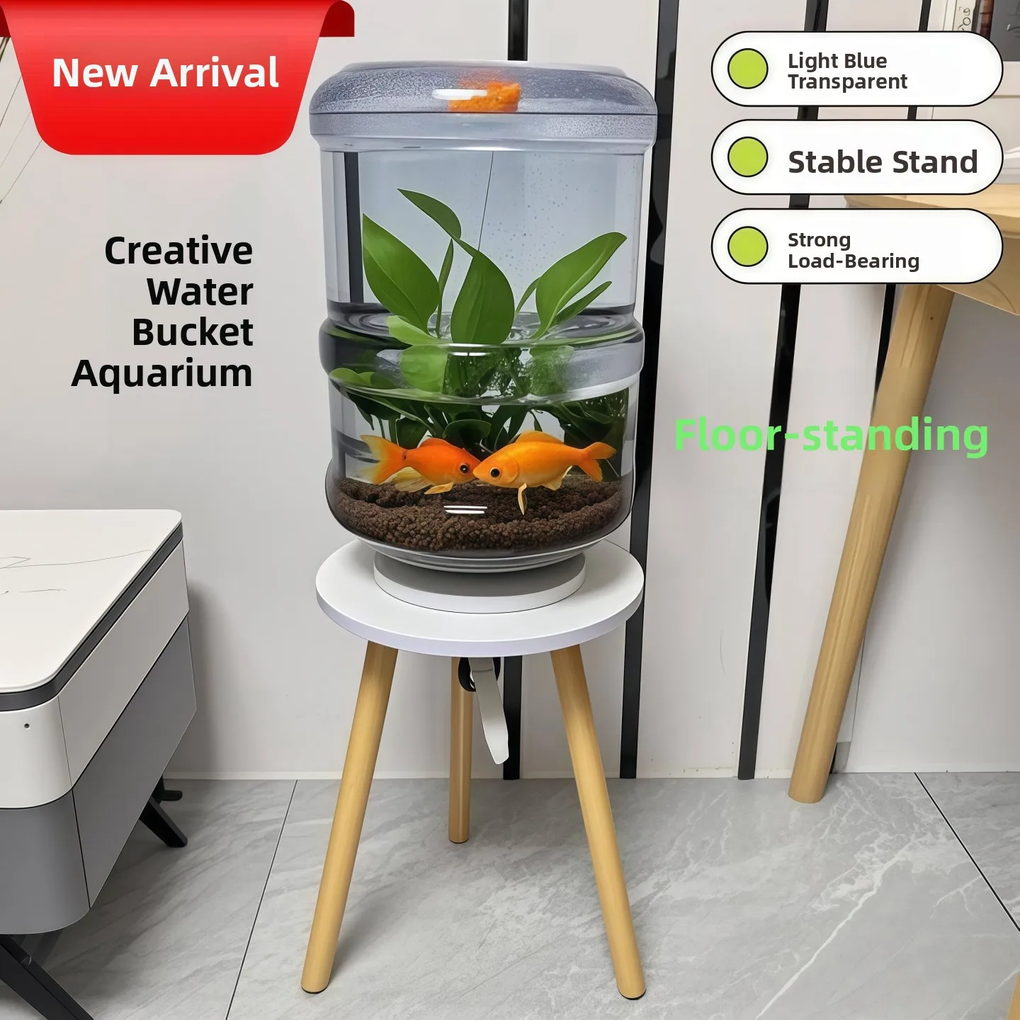 stable-fish-tank-stand-set-eco-friendly-pure-water-barrel-fish-breeding-floor-standing-fish-tank-creative-landscape-view