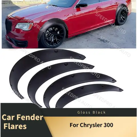 Guardabarros de coche bengalas para Chrysler 300 kit de carrocería Extra ancha arcos de rueda baja Protector contra salpicaduras guardabarros