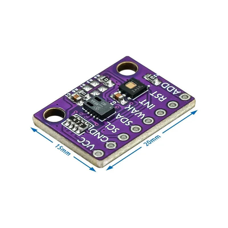 CCS811 HDC1080 ثاني أكسيد الكربون CO2 درجة الحرارة والرطوبة المركبات العضوية المتطايرة وحدة استشعار جودة الهواء لاردوينو