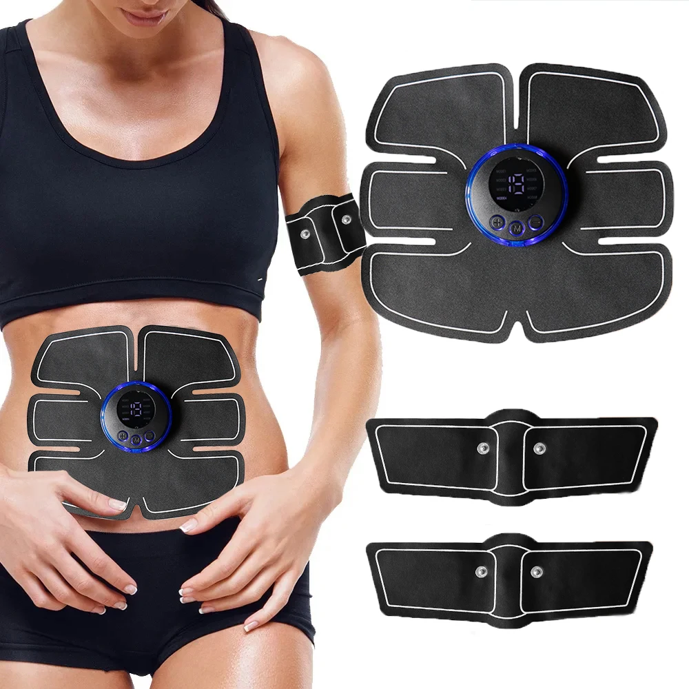 USB Charging Intelligent Portable Massage Patch 19 Gears Adjustable Electric Neck Body Massager for Muscle Soreness Pain Relief