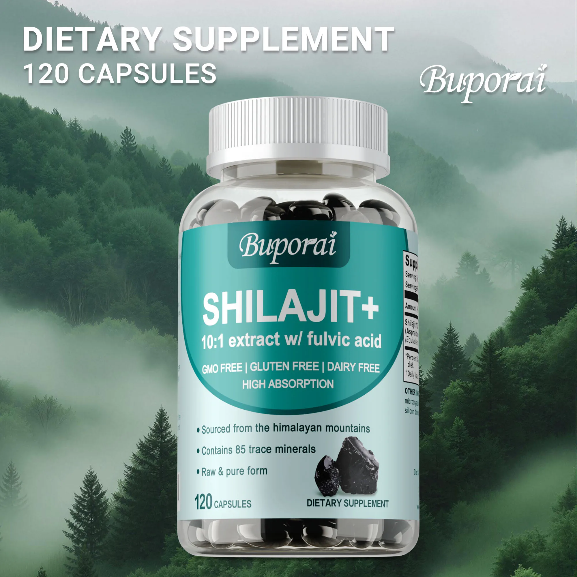 

Shilajit - Reduce Fatigue, Promote Brain & Heart, Improve Endurance Focus and Memory, Enhance Immunity