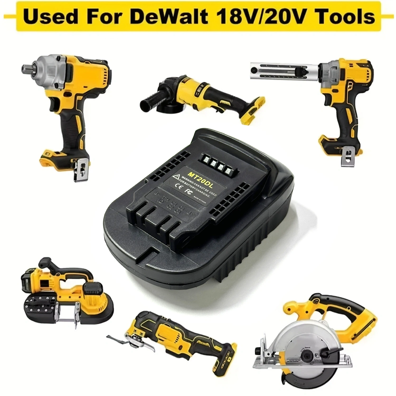 Adaptador de batería MT20DL Makita 18V a Dewalt 20V - imagen 4