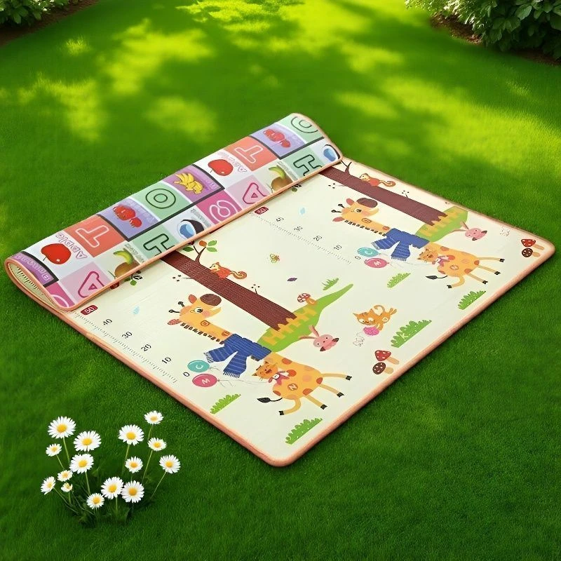 

Толщина 1 см, игровой коврик для детей, толстый защитный коврик 180x120/180x150 см, удобные игровые коврики для ползания, складной ковер, игровой коврик