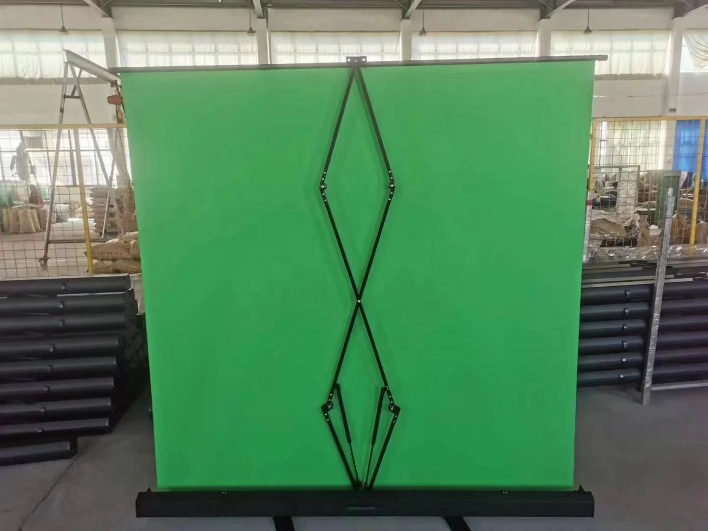 Professional Pull-up Green Screen Backdrop BD2008 Pull-up Style Portable Collapsible Chroma Key Background Panel