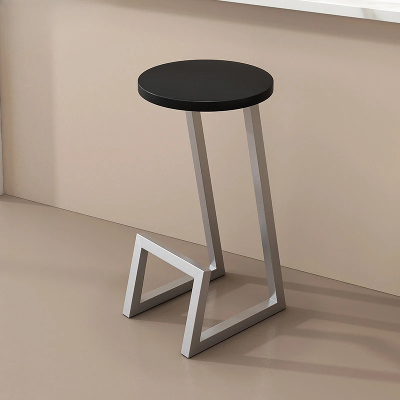 Nordic Minimalist Bar Stool Creative Alien Restaurant Seats Iron High Footed Dining Chairs Versatile Scene Counter Stools