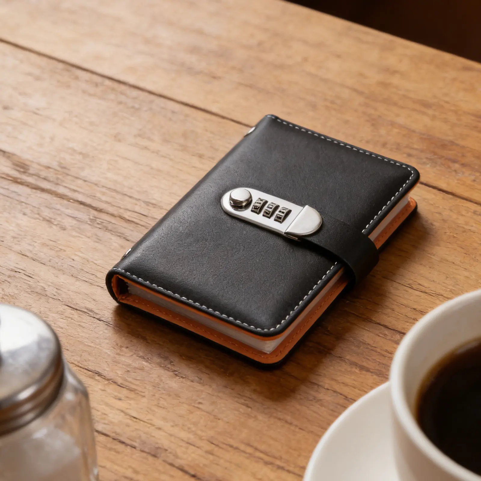 Password Book with Lock Small Secure Combination Lock Paper Money Currency Album Change Saving Storage Budget Binder Envelope