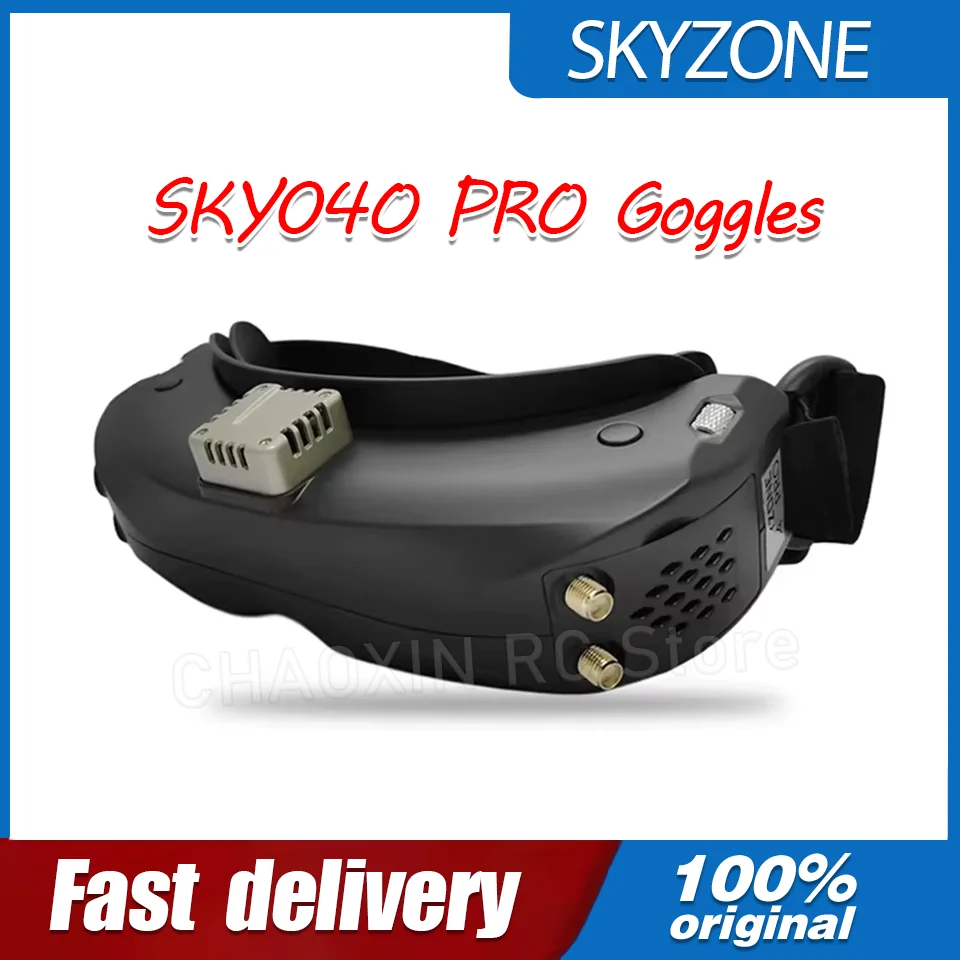 

Очки FPV Skyzone SKY04O PRO с OLED-дисплеем 1280x720, 5.8ГГц, 48 каналов, 720P, 60FPS, Steadyview DVR, Head Tracker для радиоуправляемых машин, дронов, самолетов