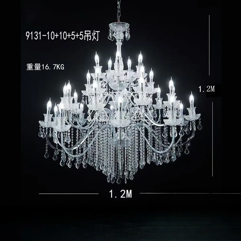 

2024 new wedding wrought iron electroplating props wedding chandelier hotel auditorium stage arrangement ceiling props