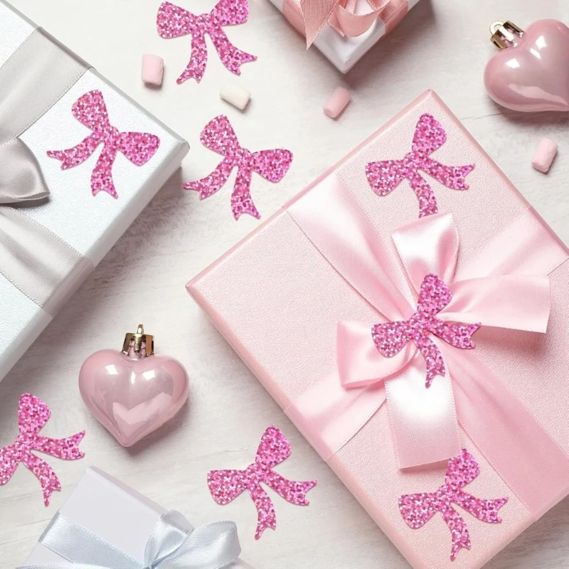 500pcs Slittering Bowknot наклеек