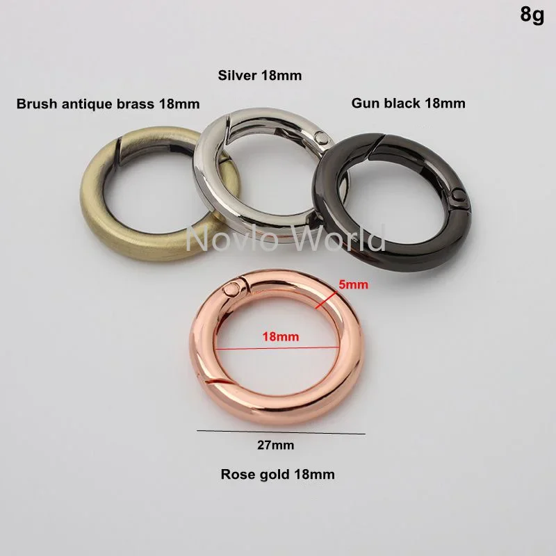 50pcs 6 colors 6 sizes 4.0 5.0mm 1/2
