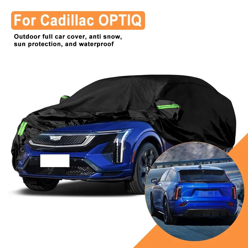

Full Car Cover for Cadillac OPTIQ Outdoor Use - Waterproof Snowproof Sunshade, Winter & Summer Auto Protection Accessories