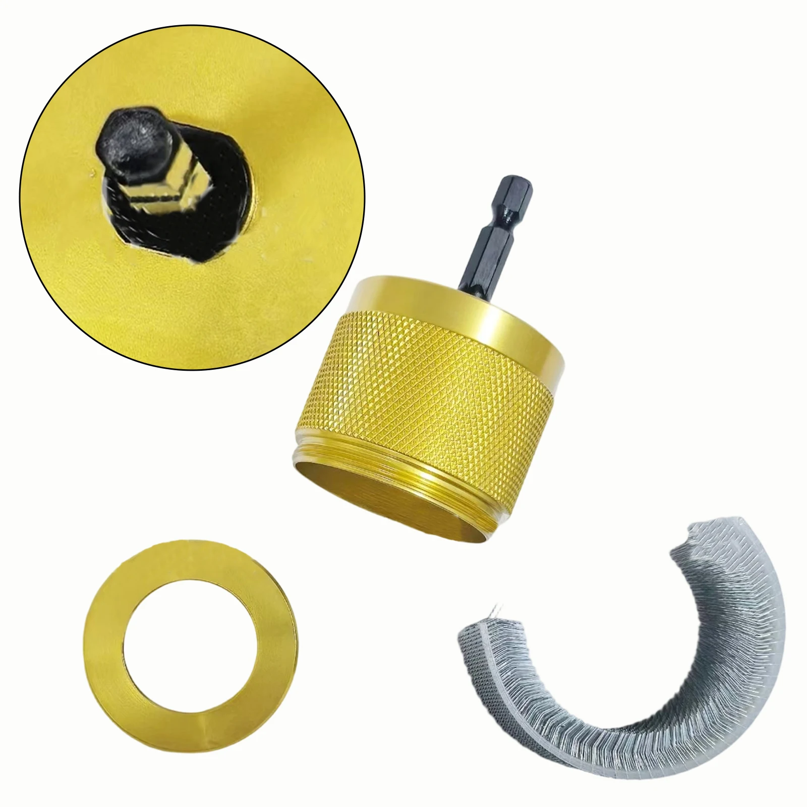 Copper Pipe Cleaning Brush Set 1/2 3/4 Inch For Drill Power Tool Plumbing HVAC Gas Line Tube Cleaner Removal Rust Debris