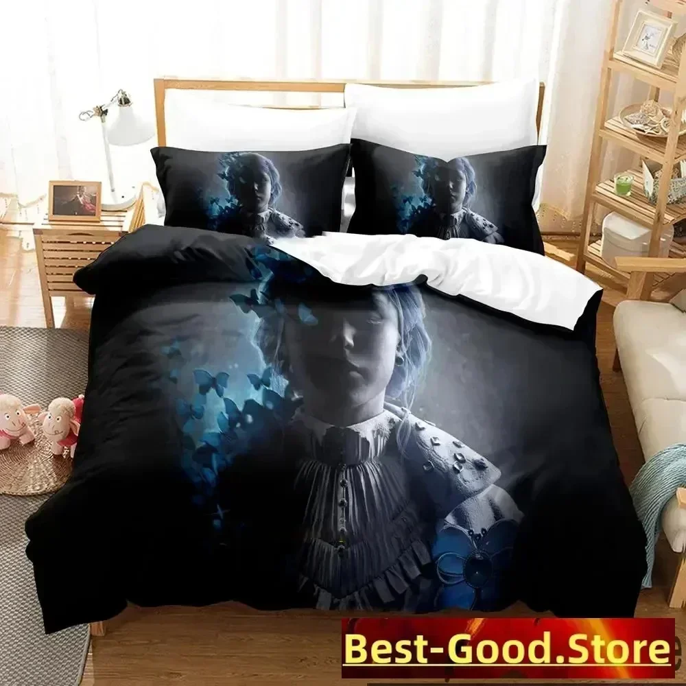 

3D Print Game Lies Of P Bedding Set Duvet Cover Sheet Printed Bed Set Pillowcase Bed Full Queen King Size Comforter Bedroom